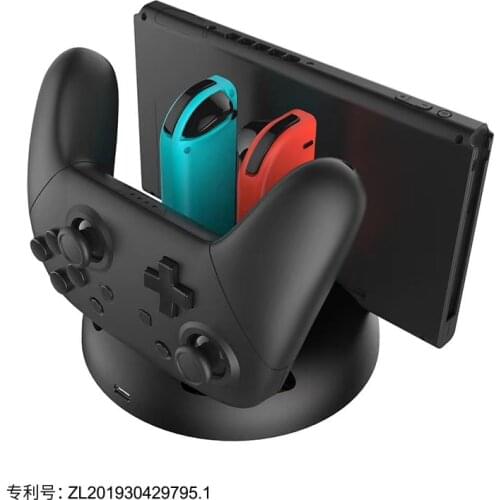 For Nintend Switch Controller Charger Charging Dock Station For Nintendos Swicth Joycon NS Pro Controller & For Switch Lite
