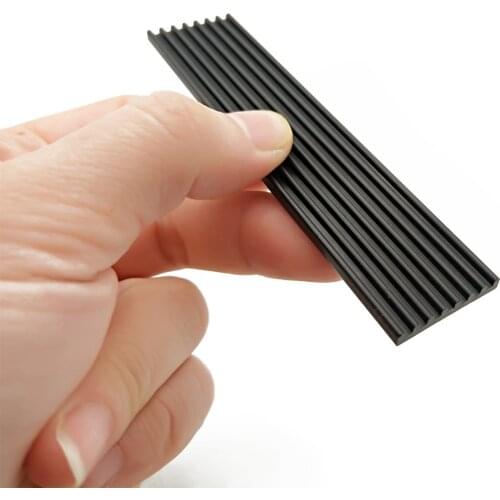 2Pcs Aluminum Cooling Strip 3MM/6MM 22110 Thermal Pads Heat Sink Dissipation for M.2 for NGFF PCI-E NVME SSD Heatsink