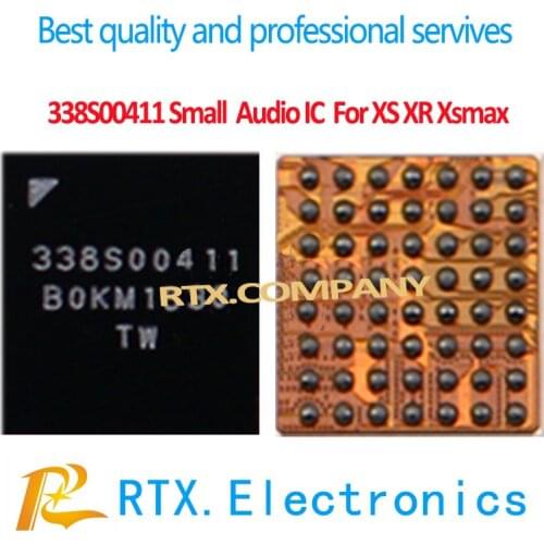 338S00411 For IPhone XS XR Xsmax 11 PRO MAX Small Audio IC Audio Control Microphone Sound Controller Speaker Chip Original New