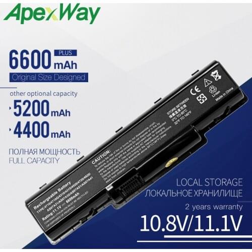 Apexway battery for Acer Aspire 4720G 4720Z 4720ZG 4730 4730Z 4730ZG 4736 4736G 4736Z 4736ZG AS07A51 BT.00606.002 BT.00607.012