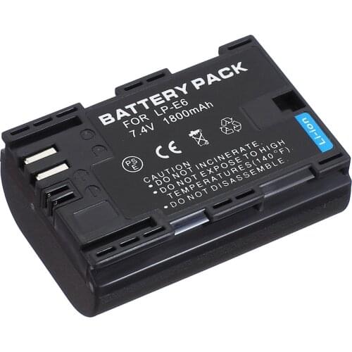 Battery Pack for Canon EOS60D, EOS60Da, EOS70D, EOS80D, EOS90D, EOS 6D, 7D, 60D, 60Da, 70D, 80D, 90D DSLR Digital SLR Camera