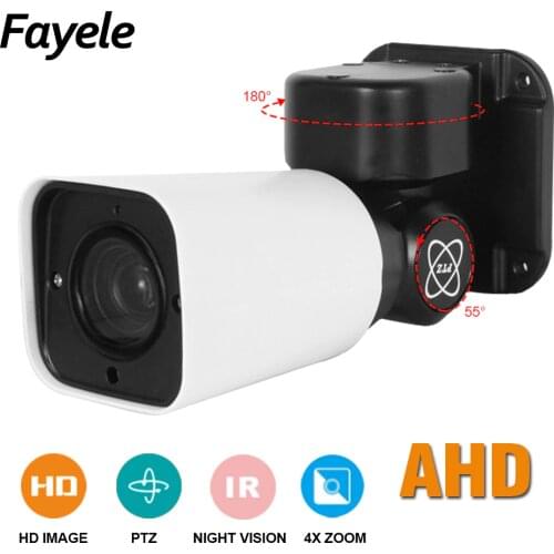 1080P AHD Bullet PTZ Camera 4X Zoom Full HD 2MP IMX323 Pan Tilt Rotate IP66 waterproof IR 50M AHD CVI TVI Analog CVBS 4in1 UTC