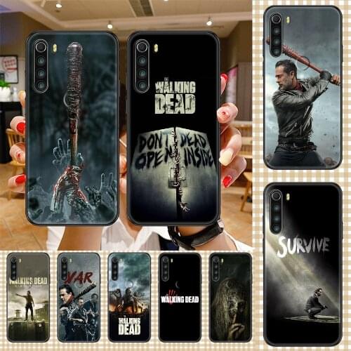 TV The Walking Dead Phone case For Xiaomi Redmi Note 7 7A 8 8T 9 9A 9S 10 K30 Pro Ultra black 3D hoesjes painting cover silicone