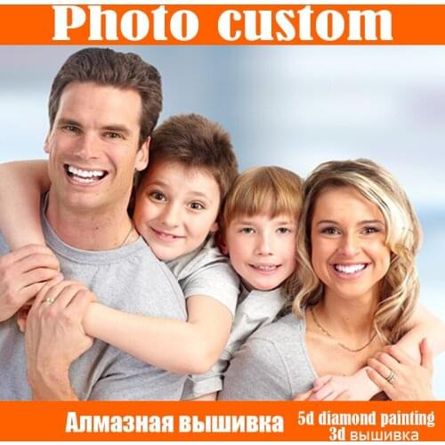 Photo Custom Diamond Painting 5D DIY Picture of Rhinestones Diamond Embroidery 3D Cross Stitch Home Wedding Decoration Gift