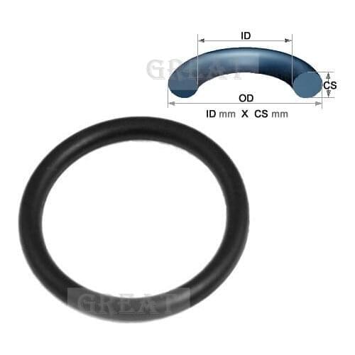 4X0.6 Oring 4mm ID X 0.6mm CS FKM FPM Fluorocarbon ShA 75 Black O-ring Oring Sealing O ring Rubber