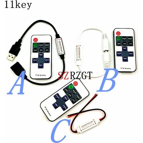 Led 11/17/24/40/44key Controller For Led Strip Tape Lighting