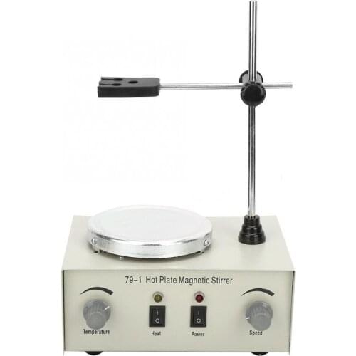 Magnetic Stirrer Hot Plate Temperature Control Mixer Stirring Laboratory US Plug 110V
