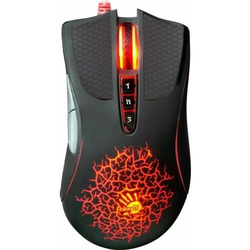 Mouse For Bloody A90 Optical Gaming Mouse Colorful Glare Wired Mice 4000CPI 125~1000Hz 1PC Durable