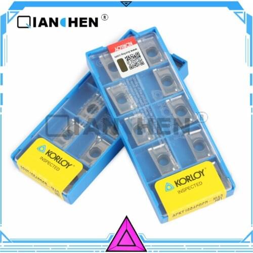 Original KORLOY APKT1604PDFR-MA3 H01 (10pcs/lot) Cutting Tools Insert Internal Turning Tool Hard Alloy Ashley