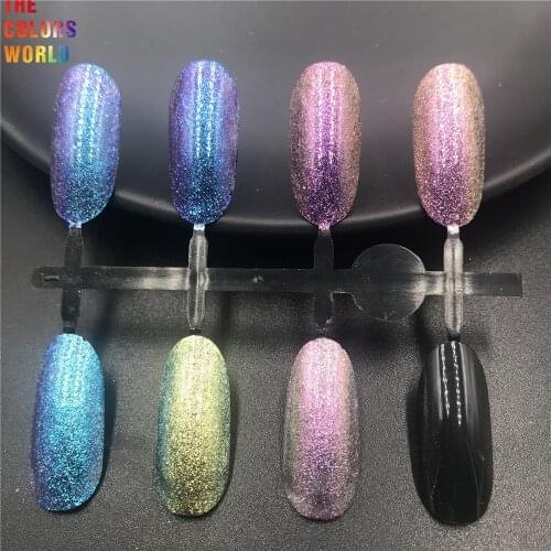 TCT-062 Big Size Pearlescent Chameleon Powder Flash Muticolor Shifting Magice Effect For Nail Art Decoration Makeup Eyeshadow