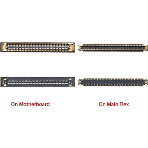 10pcs Lcd Display FPC Connector On Board For Samsung Galaxy A42 5G A42 A426 A426B A21S A217 A217F Screen Flex Plug 78pin 34pin