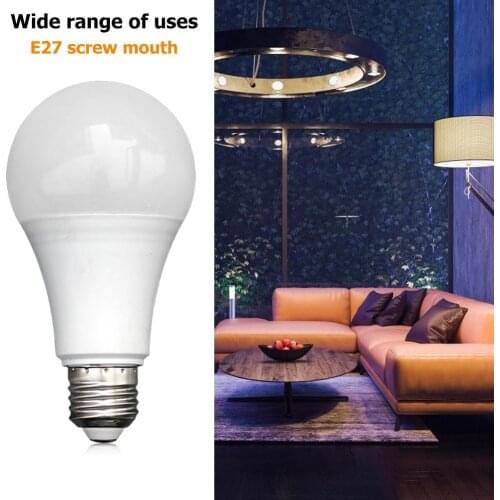 5/7/9/12W E27 LED Radar Light Bulb SMD5730 180-240V PIR Motion Sensor Smart Lamp Bulb White Light Auto OFF/ON for Home