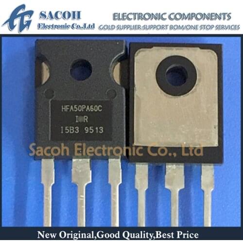 10Pcs HFA50PA60CPBF or HFA50PA60C TO-247 50A 600V Ultrafast Soft Recovery Diode