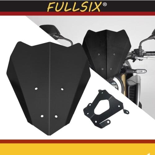 Motorcycle Windshield WindScreen Front Screen for Kawasaki Z900 z900 CNC Aluminum WindScreen wind deflector Accessoris