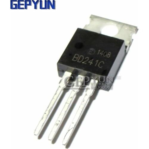 10PCS BD241C BD241 TO-220 TO220 Gepyun