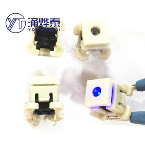 8*8*10 touch switch with blue light LED push switch with hat blue indicator push switch