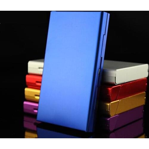 Aluminium alloy ladys cigarette case can put 20 ladys cigarettes Aluminium alloy cigarette box