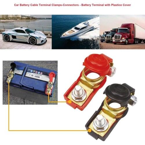 Car Battery Terminal Heavy Duty Car Vehicle Connector Cable Clamp Preservative Durable Car Accessories Клеммы Аккумуля #0125