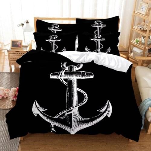 Black and White Cool Bedding Set Duvet Cover Set 3d Bedding Digital Printing Bed Linen Queen Size Bedding Set Fashion Design