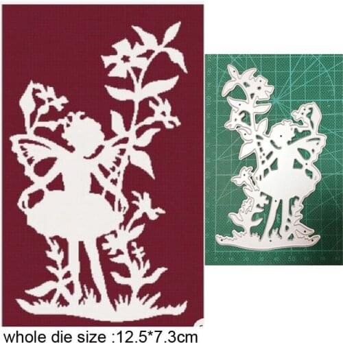 Flower Angel Tree New 2021 Metal Cutting Dies for DIY Scrapbooking Paper and Card Making Decorative Embossing Die Cut Craft dies