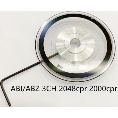 Encoder Disc disk for HEDS-9040#t00 HEDS-9040#U00 2048CPR 2000CPRABZ/ABI 3channel Grating Counting outside diameter50.6mm