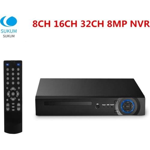 H.265 CCTV 4K NVR 8MP XMeye APP Motion Detector IP Network Video Recorder For 8MP IP Camera