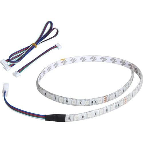 LERDGE 3D Printer Accessories LED Light RGB 5050 12/24V 60CM Cable for Lerdge-S Board Parts Dual Extruder Module RGB Control