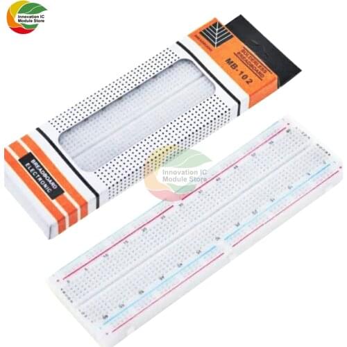 MB102 Breadboard For MB-102 Protoboard PCB Board BreadBoard 830 Point Solderless Universal Prototype Test Develop for Arduino