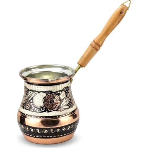 Rose Flower Copper Milk Pot Coffee Pot