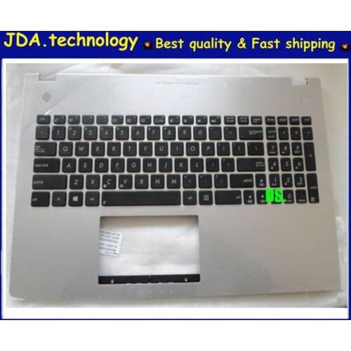 MEIARROW New laptop Upper coverfor ASUS N56 N56V N56VJ N56VM N56VZ US keyboard with Palmrest Cover C Shell,No Backlight