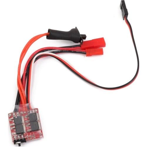 Mini 20A ESC Motor Speed RC 2KHz Forward Reverse Brush Brake RC 2S for Controller Boat Car Prototank Top Regulator Accessories