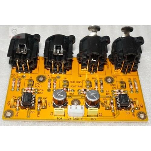NEW NE5532 Op amp Balance preamp / Unbalanced conversion balance / Balance to non-equilibrium / RCA to XLR board