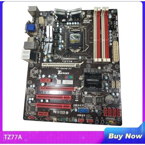 Original For BIOSTAR TZ77A Desktop Motherboard Intel Z77 LGA 1155 DDR3 32G SATA3 Will Test Before Shipping