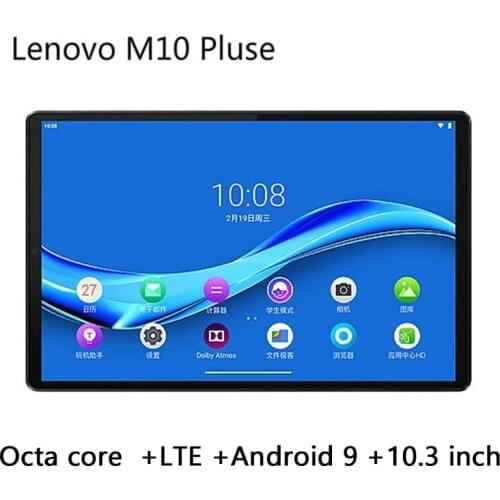Lenovo tablet M10 PLUS MediaTek P22T Octa core 4G RAM 64G ROM 10.3 inch LTE Android 9 TDDI FHD 10 point touch tablet PC