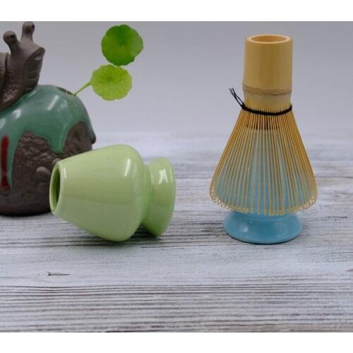 Suits any bamboo matcha whisk Matcha Tea Whisk Holder Traditional Japanese Tea Ceremony Ceramic Tea Accessories For Home TS2