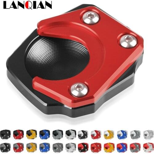 For Aprilia GPR150 GPR125 Motorcycle Kickstand Foot Side Stand Extension Pad Support Plate GPR 150 GPR 125 Accessories
