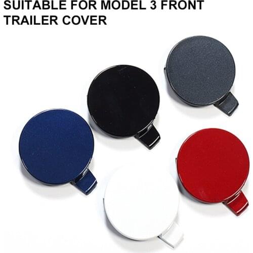 Multi-colored Front Bumper Tow Hook Cap Cover Replacement Accessories Front Hitch Car Exterior Accessories for Tesla Model 3