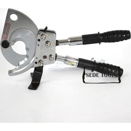 XLJ-75A Ratchet Cable Cutter for 75mm armoured Cu/Alu cable