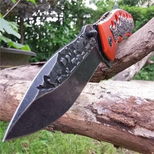 8CR13 Tactical Folding Knife Combat Pocket Knife EDC Defense Knives for Hunting Camping Survival Outdoor Everyday Carry