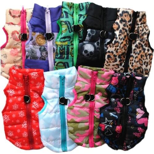 Warm Dog Clothes For Small Dog Windproof Winter Pet Dog Coat Jacket Padded Clothes Puppy Outfit Vest Yorkie Chihuahua Clothes