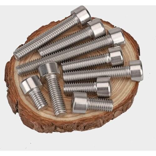 M4 Stainless Steel Hexagon Hexagon Screw Bolts with Cylindrical Head M4X6,8,10,12,14,20,25,30,35,40,45,50 m4 screw screws