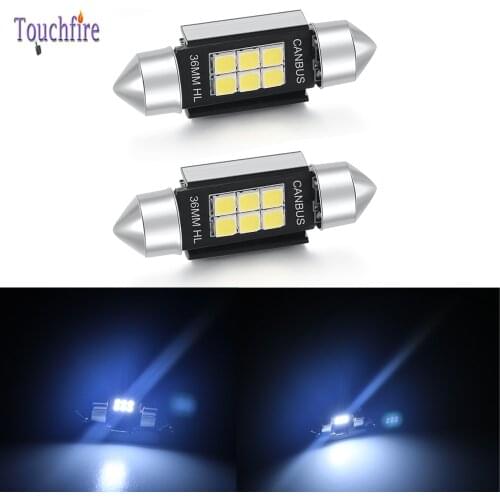 100pcs/Lot Festoon C5W C10W 31 36 39 41mm 3030 8SMD LED Reading Interior Auto Light Car Bulb 6500K Cold Cool white 12V Wholesale