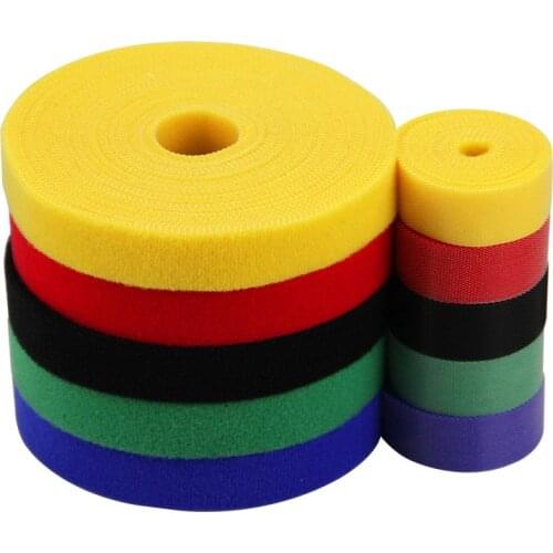 2M/Roll Color Magical Glue Mouse DIY Strap Velcro Fastener Tape Lovely Self-Adhesive Tape Closure Tape Scratch Roll Magic Patch