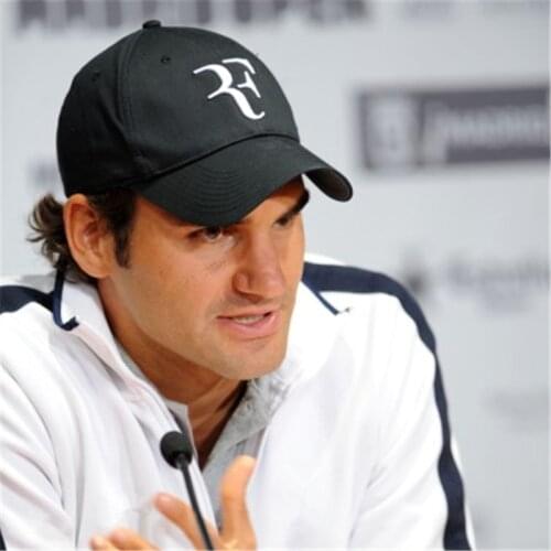 2021 HOT Tennis Star Roger Federer Cap 3D Embroidery Dad Baseball Caps Unisex Snapback Hat Tennis F Hats Dropshipping