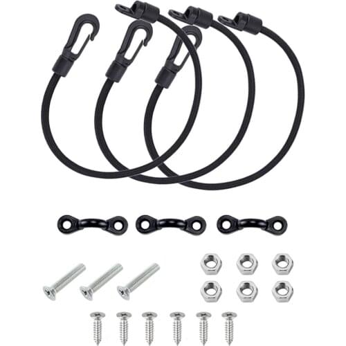 3x Fishing Rod Tie Strap Tackle Wrap Band Pole Holder Fastener Fish Accessory