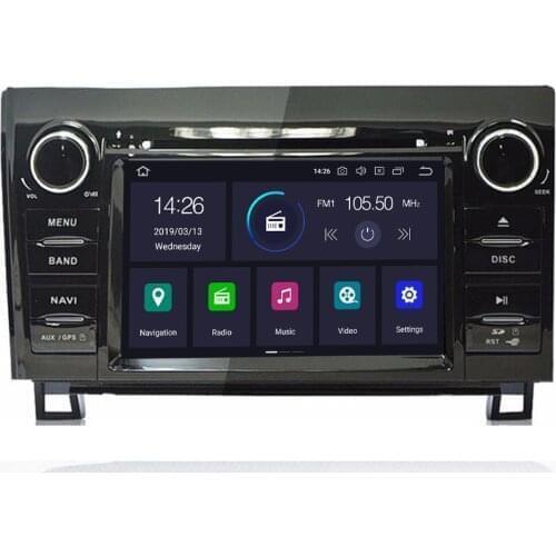 4GB RAM Android 10 Car DVD Player Stereo Radio For Toyota Tundra 2007-2013 & Sequoia 2008-2015 Radio GPS Navigation DAB+ Wifi