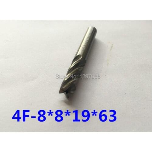 5pcs HSS End Mill CNC Tools 4 Blades Flute Diameter 8mm Milling Cutter Router Bit CNC mill Drill bit