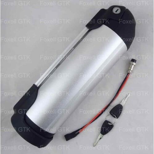 48v 10a battery 10ah 48v bottle battery US EU e bike akku li-ion cell 48v bicycle 10.4ah for 500W motor +2A charger