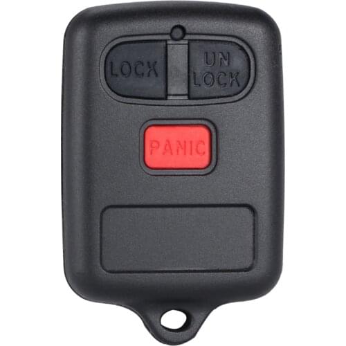 Three-button Black Car Key Remote Control Shell Replacement Shell With Button Skin Suit For Old Toyota Corolla Vios Car Key