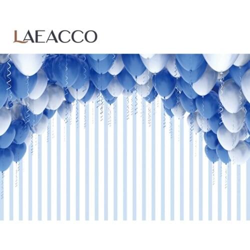 Balloons Backdrops For Photography Stripes Ribbon Celebration Wedding Birthday Party Photocall Poster Photographic Backgrounds